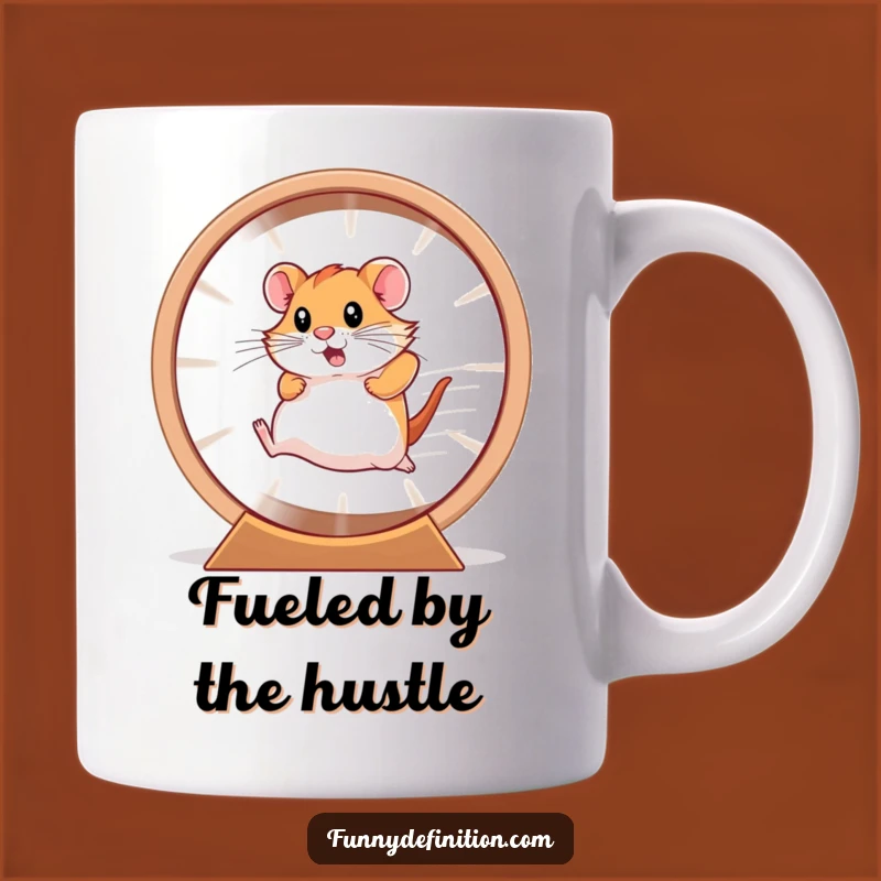 Funny Hamster Wheel Mug - High-Energy Pet Gift Idea