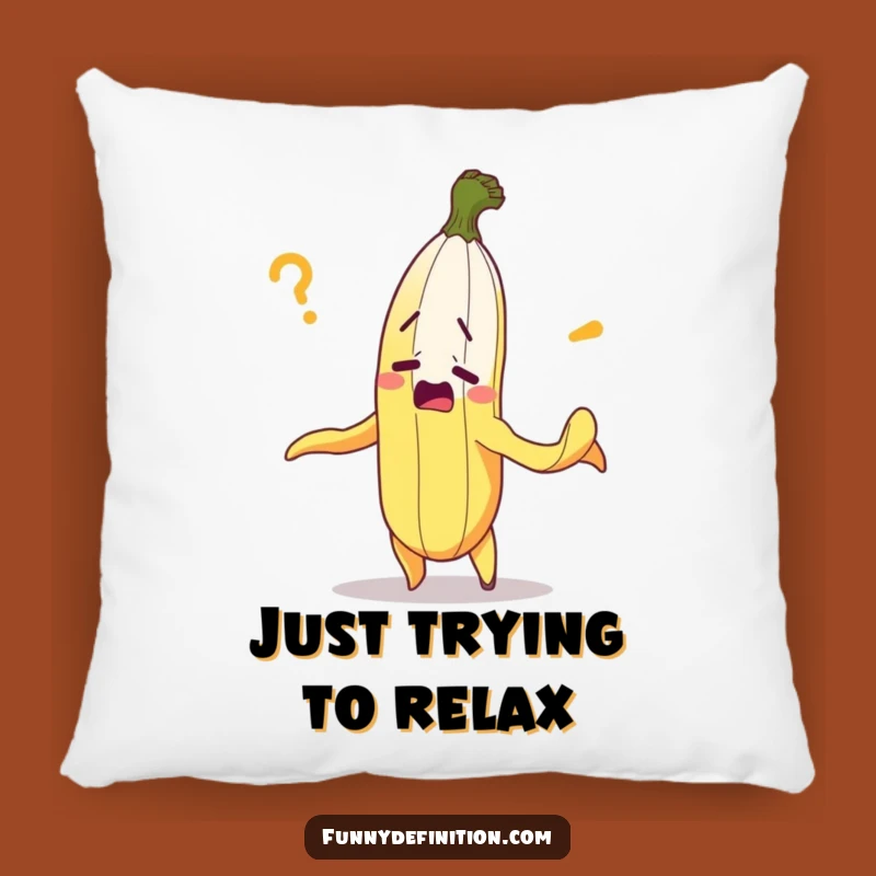 Funny Bewildered Banana Pillow - Cozy & Hilarious Self-Peeling Confusion Cushion Gift