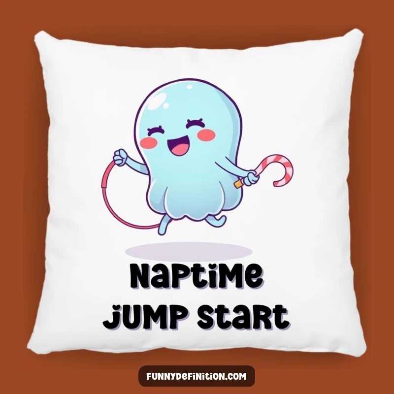 Funny Jelly Jump Rope Pillow - Sweet Comfort with a Wobble!