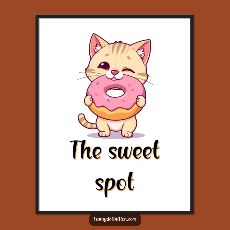 Digital Funny Cat Donut Art: Instant Whimsy for Your Walls, The Ultimate DIY Funny Gift