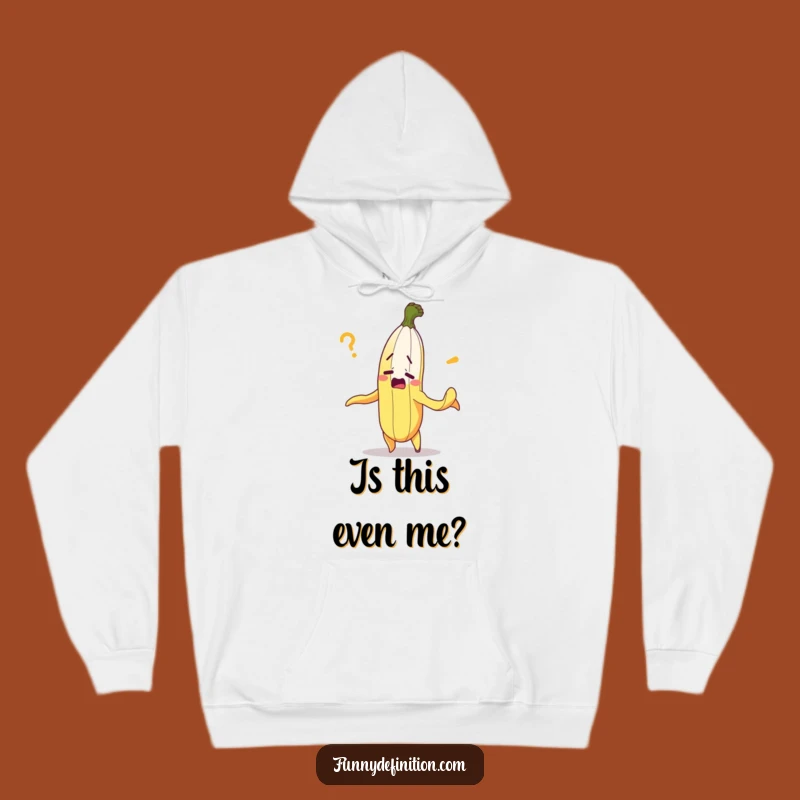 Funny Bewildered Banana Hoodie - Cozy & Hilarious Self-Peeling Confusion Sweatshirt Gift