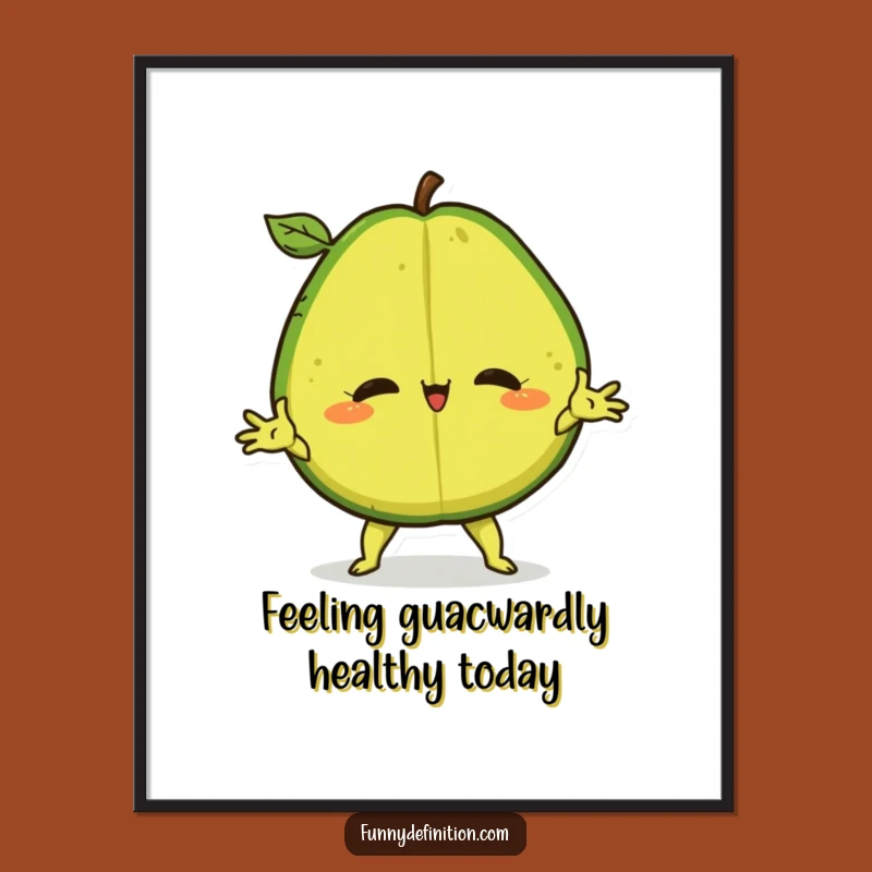 Funny Free Printable Wall Art: Avocado Split - Hilarious Downloadable Decor