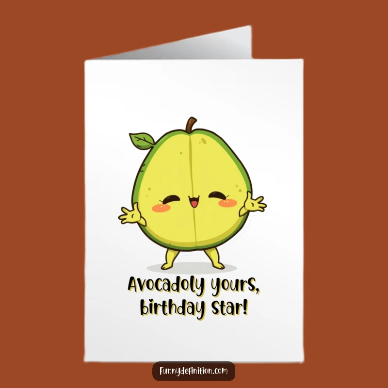 Free Printable Birthday Card: Funny Avocado Split - A Hilarious Downloadable Gift