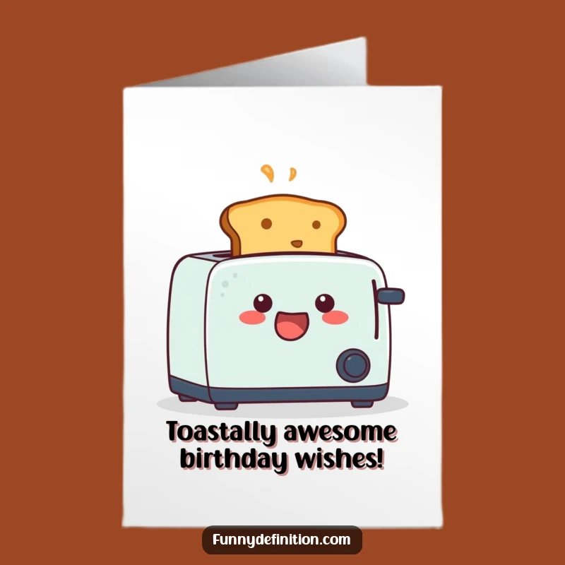 Free Printable Toast Birthday Card: Shocked Toast DIY Downloadable Gift