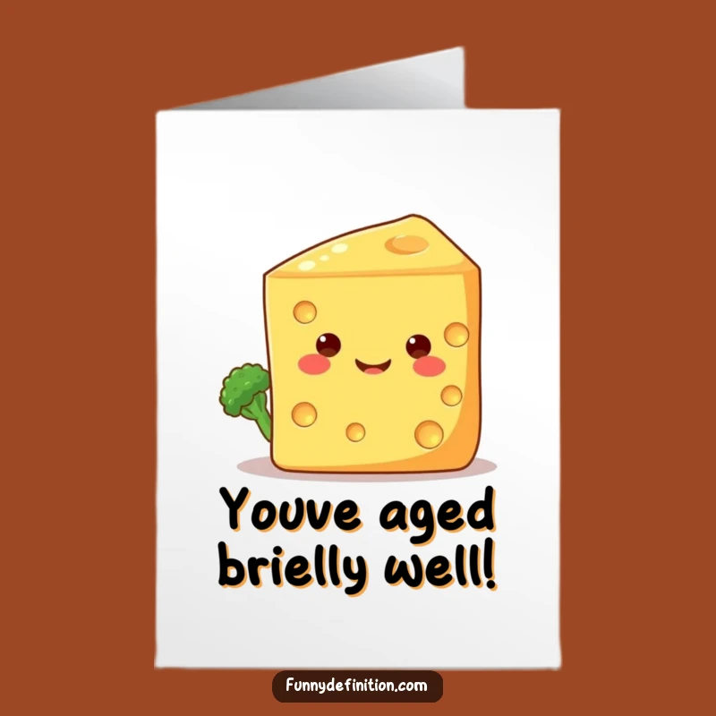 Free Printable Congrats Card: Broccoli & Cheese - Funny Downloadable Gift