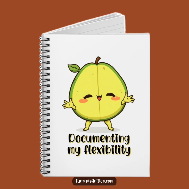 Funny Avocado Split Notebook: Confident Fruit Journal for Hilarious Gift Ideas