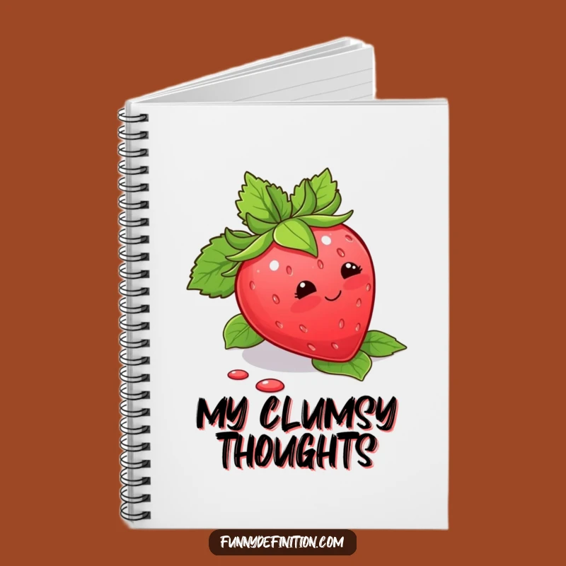 Funny Strawberry Trip Notebook: Blushing Fruit Journal for Hilarious Gift Ideas