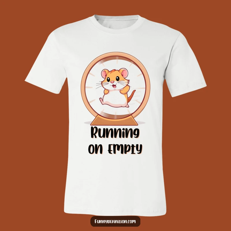 Funny Hamster Wheel T-Shirt - Fast & Furious Pet Apparel
