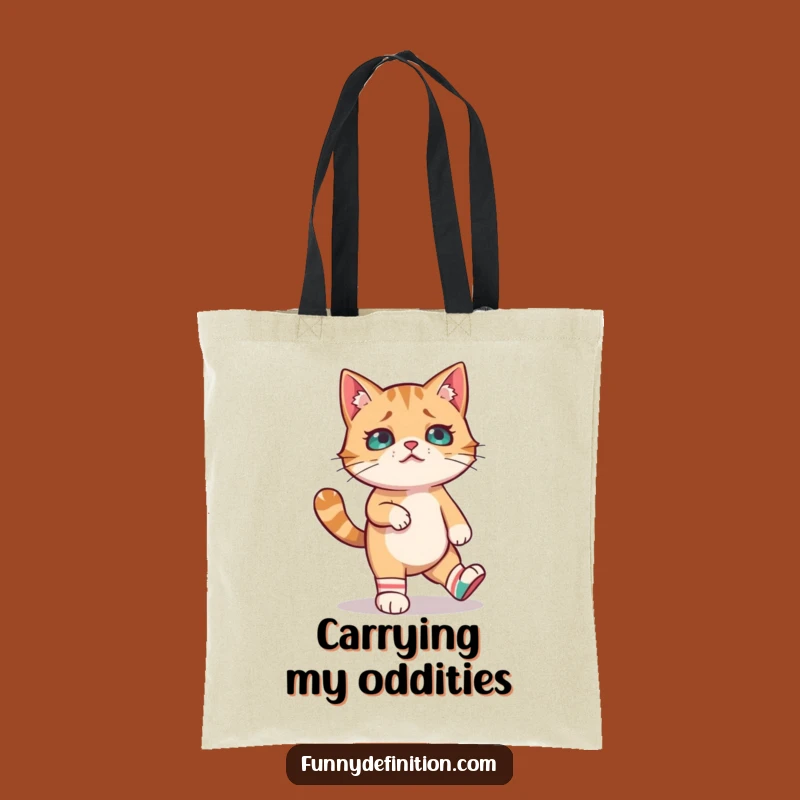 Funny Cat Socks Tote Bag: Carry Your Whimsy with This Hilarious Gift