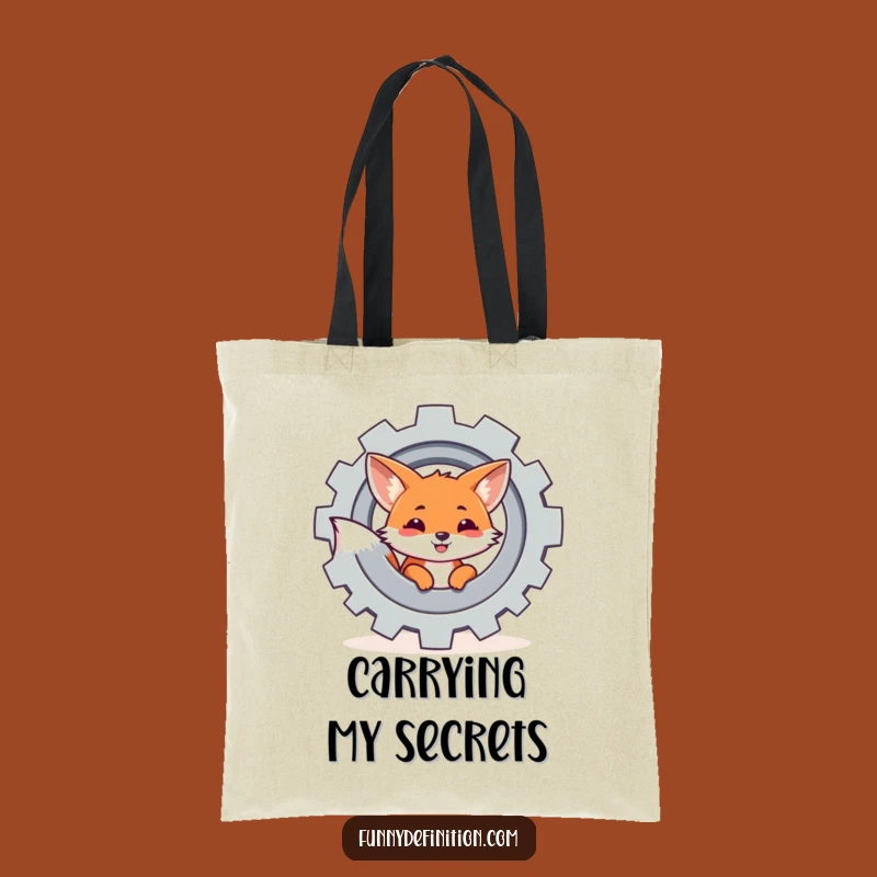 Funny Fox Gear Tote Bag - Clever Carry-All Accessory Gift